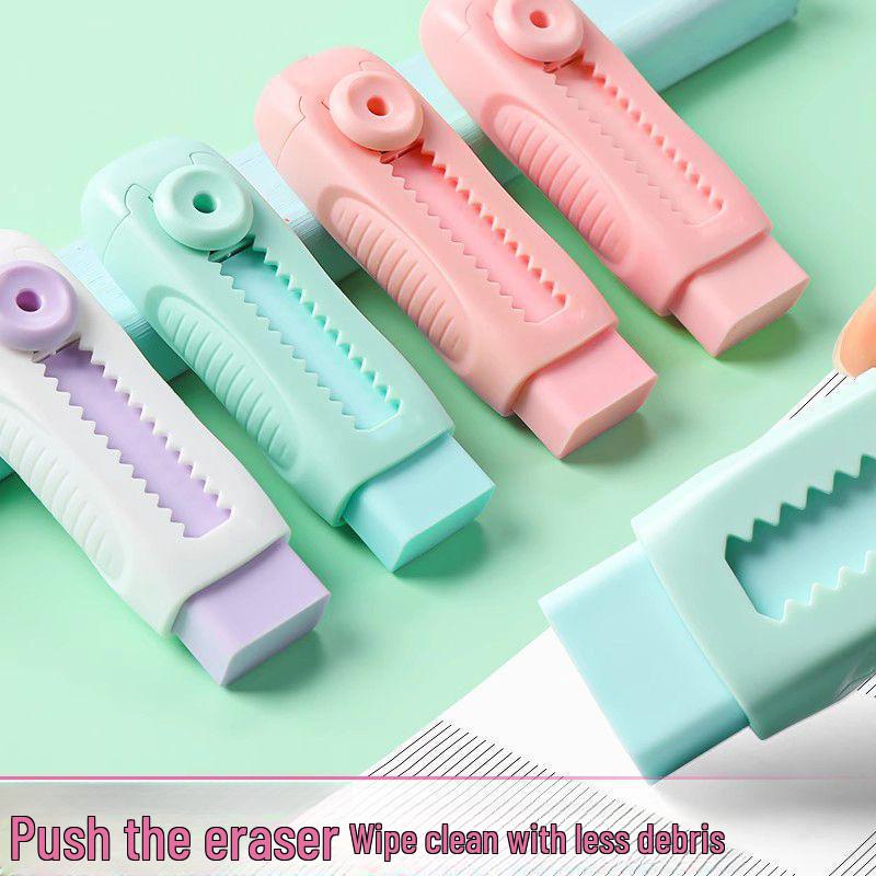 Выдвижной ластик в форме мультфильма: Не оставляет отметок и мусора для учащихся начальной школы