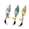 3pcs/lot Long Cast Sequin Bait Peanut Shell Lure Simulated Metal Spoon Fishing Lures Fly Fishing Spinner