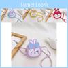 Colorful And Fun Mini Shoulder Bag For Children Featuring Cute Bunny With Bow Accessories