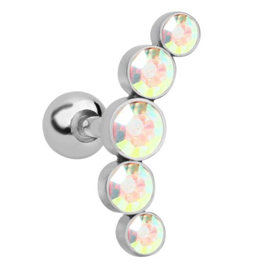 Серьги-гвоздики Модные Уникальный дизайн Металлические Элегантные Клипсы для ушей для улицы