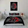 Christmas Gingerbread Pattern Bedding Duvet Cover Set Duvet Cover Pillowcases  (1*Duvet Cover 2*Pillowcases, without duvet insert)