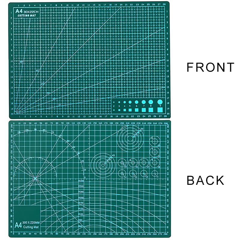 1 Piece New Green Cutting Mat A4 A5 Size Craft Mats DIY Paper Fabric Scrapbooking Non Slip Durable Workspace Essential Tools ZYF