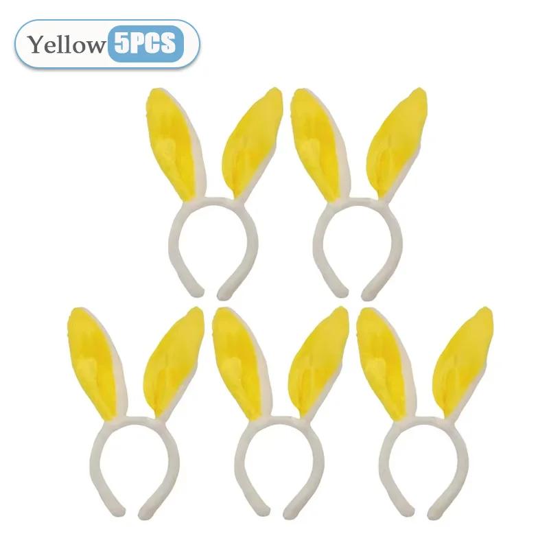 1-15PCS Cute Rabbit Ear Headbands Cute Plush Bunny Ears Hairband Easter Decorat Costume Party Cosplay Hair Hoop Hair Accessories