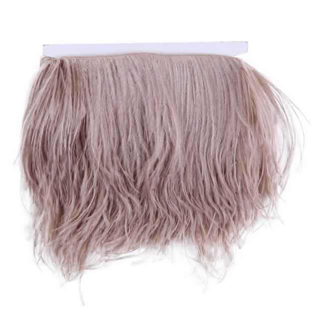 Перья1Метр Белые Страусиные Перья Отделка Бахрома 10-15/15-18/18-22 см Перья Лента Для Свадебных Поделок Пошив Платьев Аксессуары Для Вечеринок