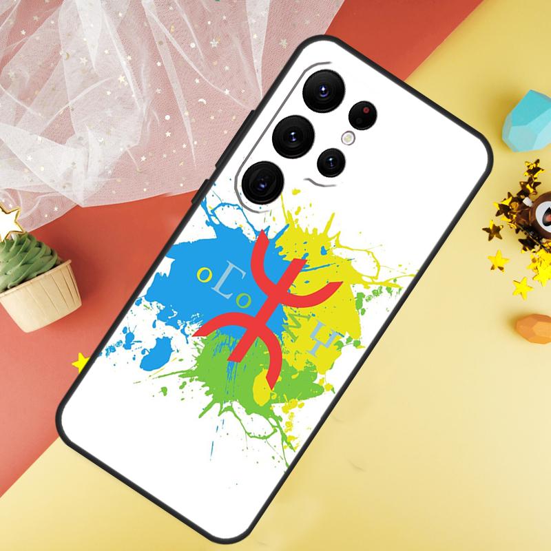 Чехол для телефона с флагом берберов Амазигов для Samsung Galaxy S26 S25 S24 S21 S20 S22 S23 Ultra S10 Plus S25 FE Чехол Coque