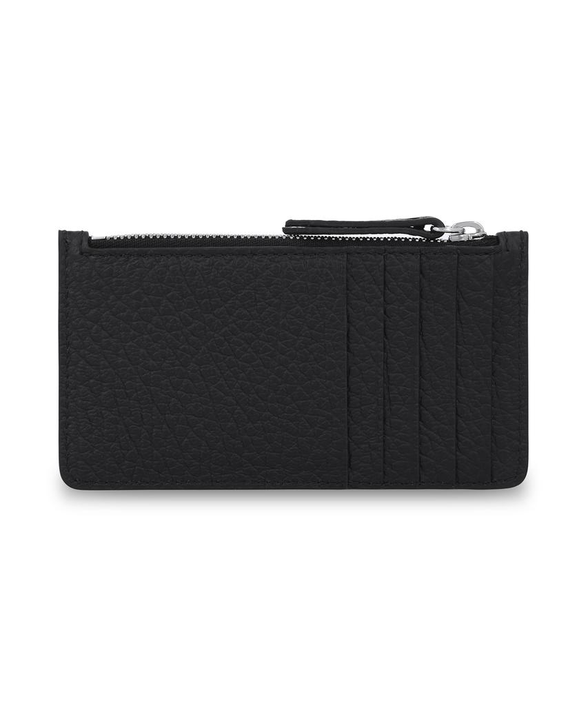 Maison Margiela Stitch Zipper Card Holder - Black / S56Ui0143P4455T8013