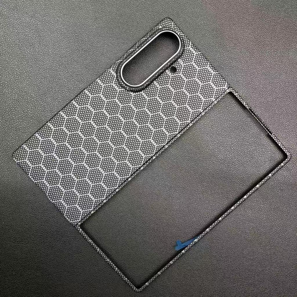 Для Samsung Galaxy Z Fold8 Ultra Fold 8 Ultra Чехол из Кевлара Двойной Осевой Защитный Магнитный Углеродное Волокно Противоударный Защитный Чехол