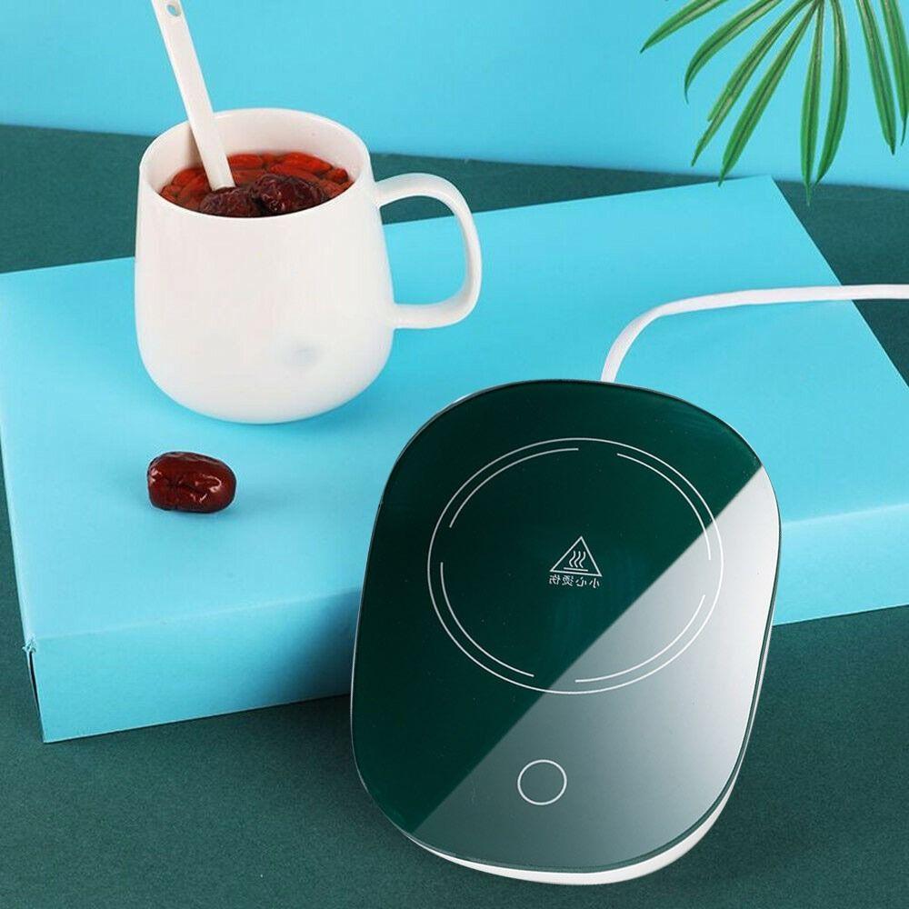 55/131°F Gift Home USB Mug Tray Coffee Cup Warmer Pad Gravity Sensor Pad Warmer Heater Tray Mat