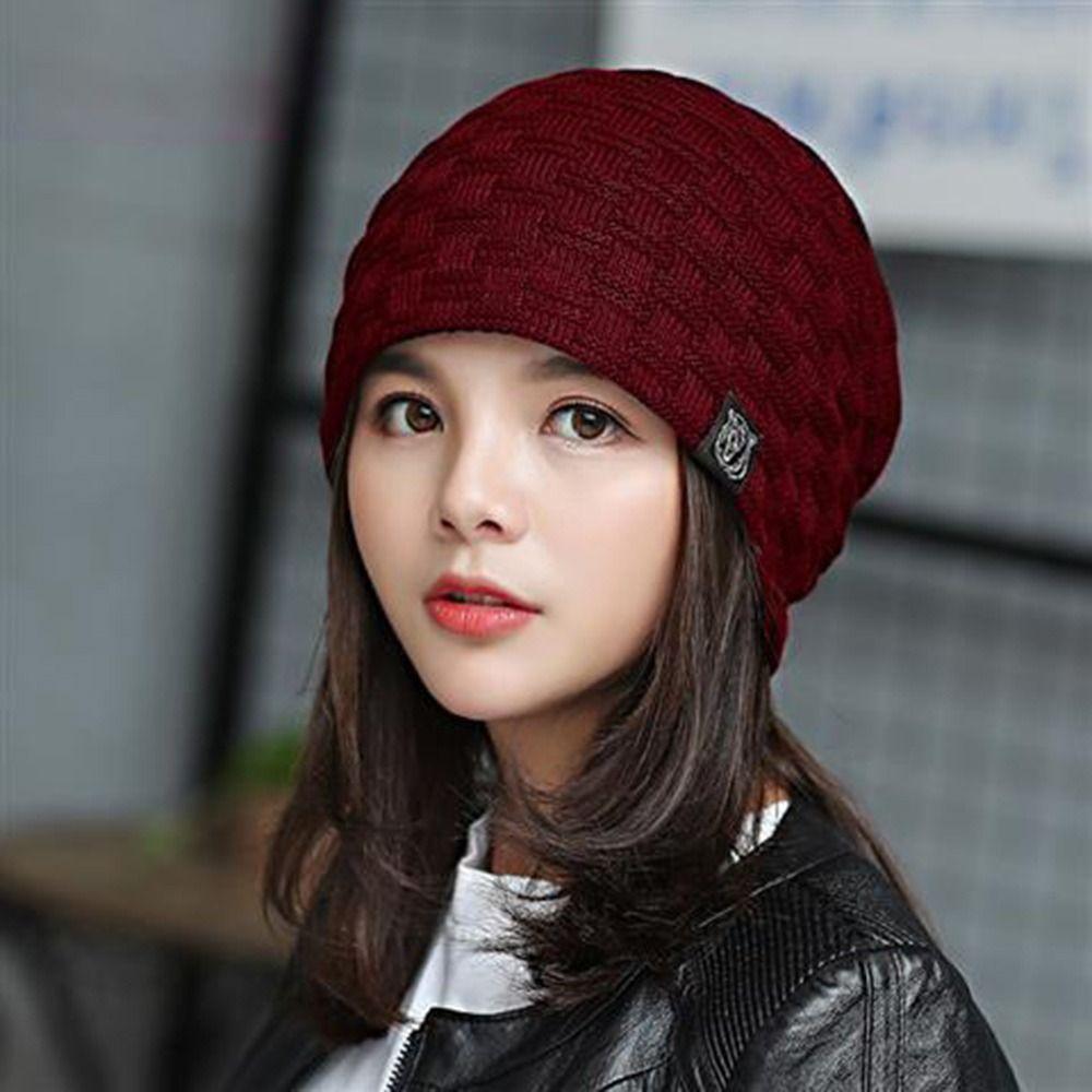 Теплая холодная шапка мягкая вязаная шапка холодная шапка зимняя шапка бини для мужчин и женщин
