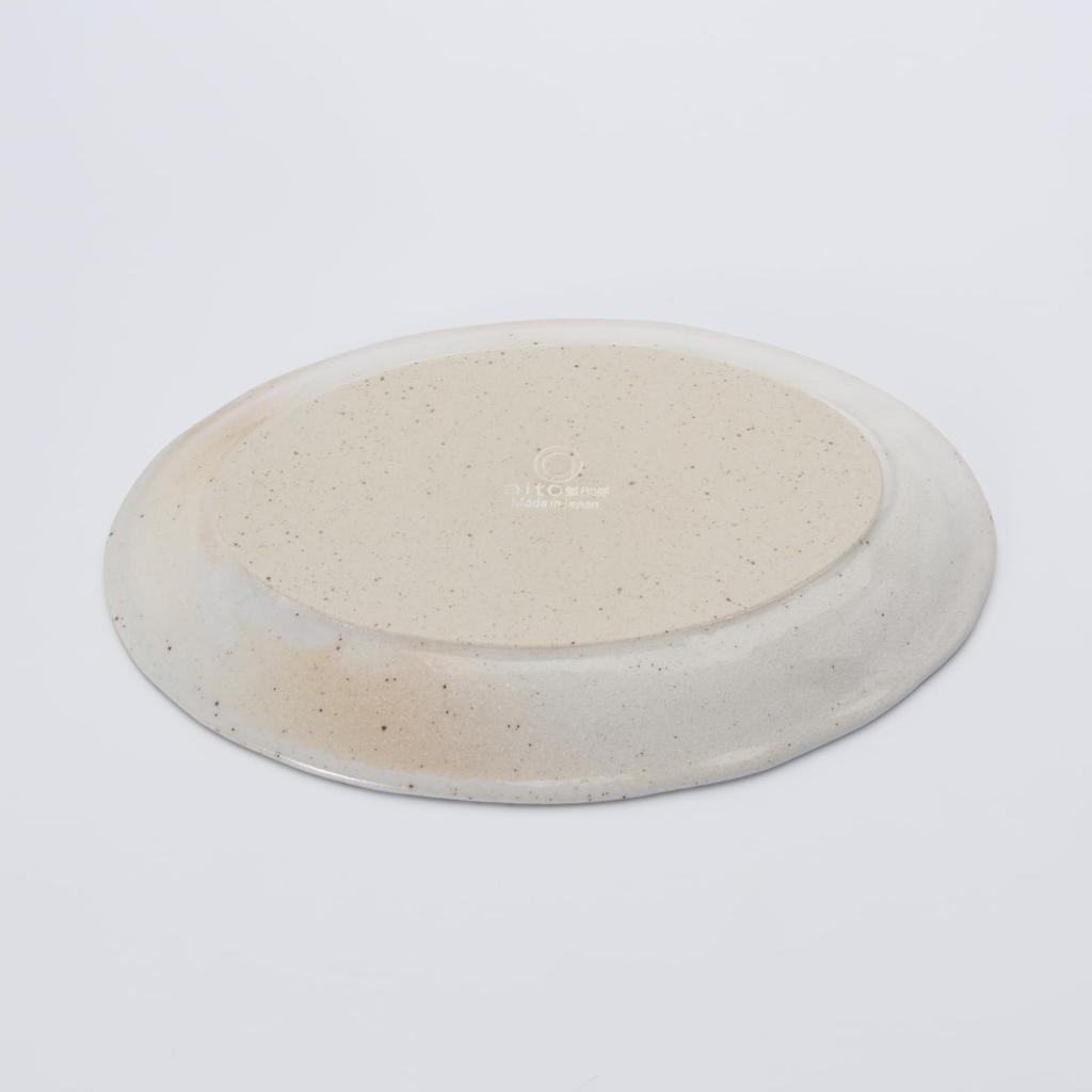 Aito Seisakusho Овальная тарелка с бортиком для микроволновой печи и посудомоечной машины Сето 19 x 13 Сделано в Номер продукта 111231 Тарелка "Ха Гохонте", Безопасная, Белая, Посуда, Прибл.. см,