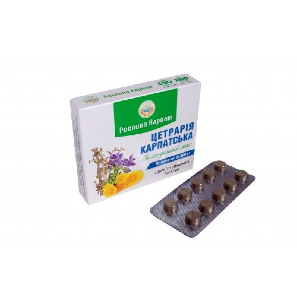 Cetraria Carpathian Roslin Carpathian 60 Pieces for the Immune System