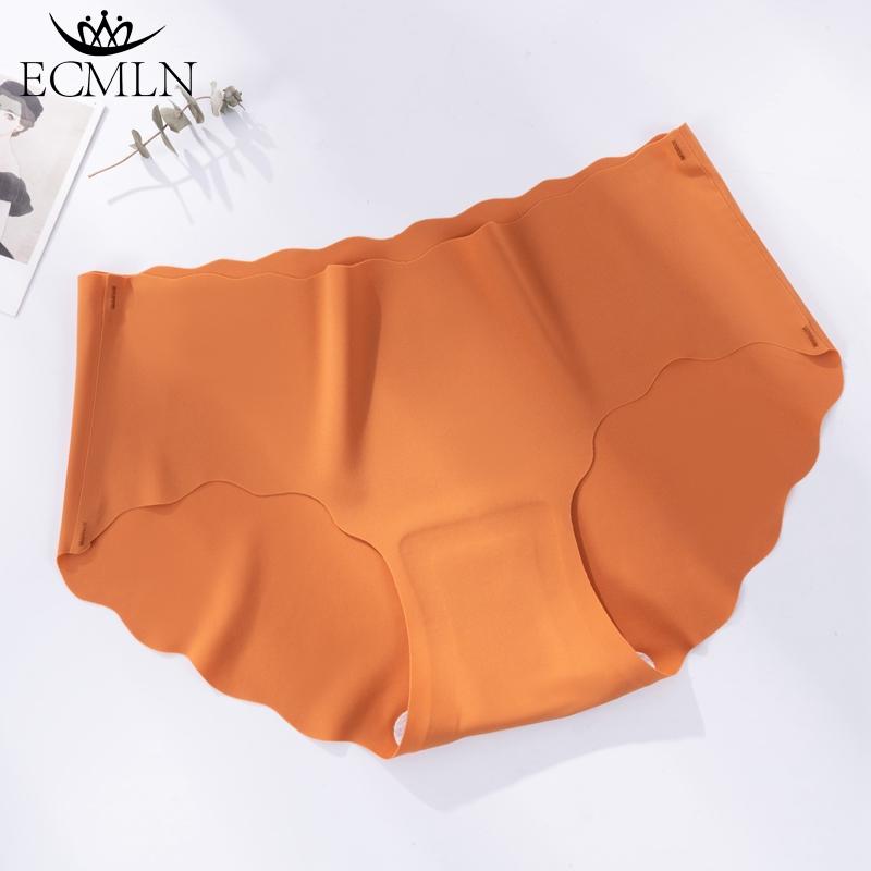 Бесшовное дышащее нижнее белье из ледяного шелка с средней посадкой, женские трусики, волнообразный эффект лифтинга бедер и контроля живота, сексуальные трусики-слипы