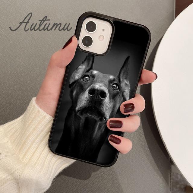 Doberman Pinscher Dog Phone Case for iPhone 11 12 13 14 Pro Max Mini X XR XS SE 2020 6 7 8 Plus Samsung Galaxy S21 S22 Shell