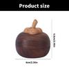 Wood Essential Oil Diffuser Mangosteen Shape Aromatherapies Diffuser for Home Office Bedroom Car Decors Oil Diffusers