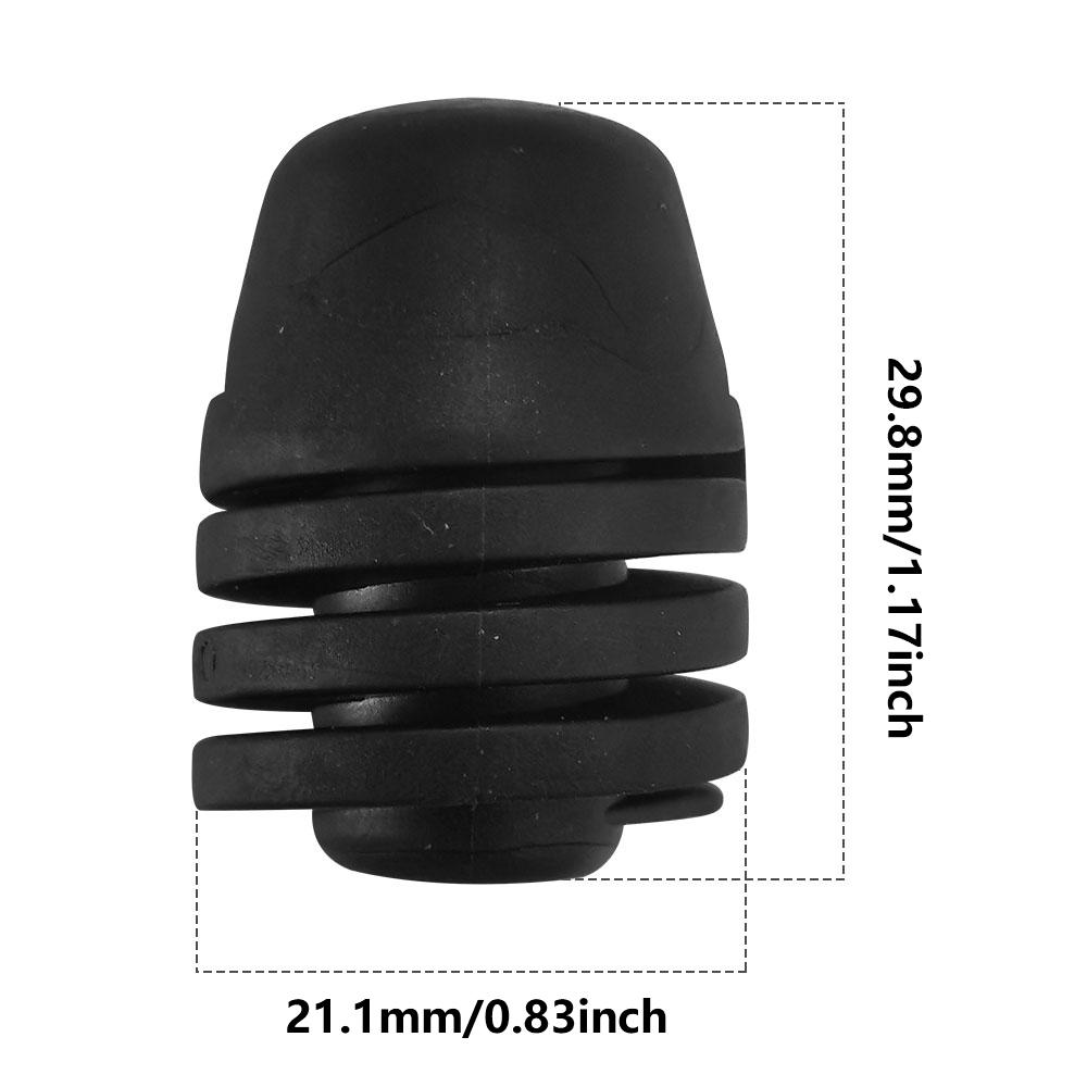 4PCS Rubber Bumper Bonnet Cushion Spin Hood Bumper Stops 29.8*21.1 mm/1.17*0.83 inch Thread Lock3