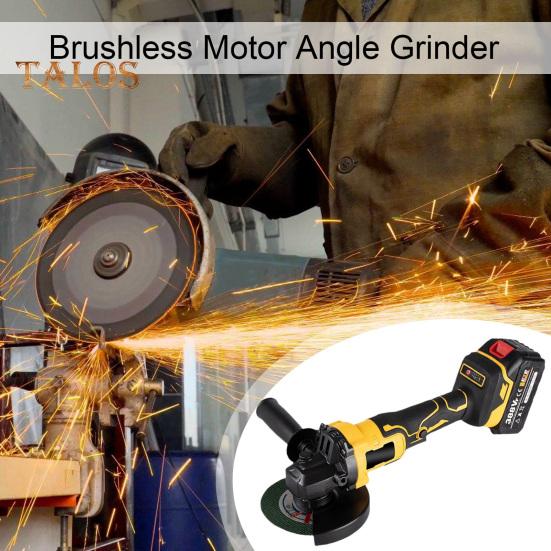 18 В аккумуляторная угловая шлифовальная машина 10000 об/мин бесщеточный двигатель электрический шлифовальный инструмент 3 переменные скорости ручная шлифовальная машина для резки шлифования полировки