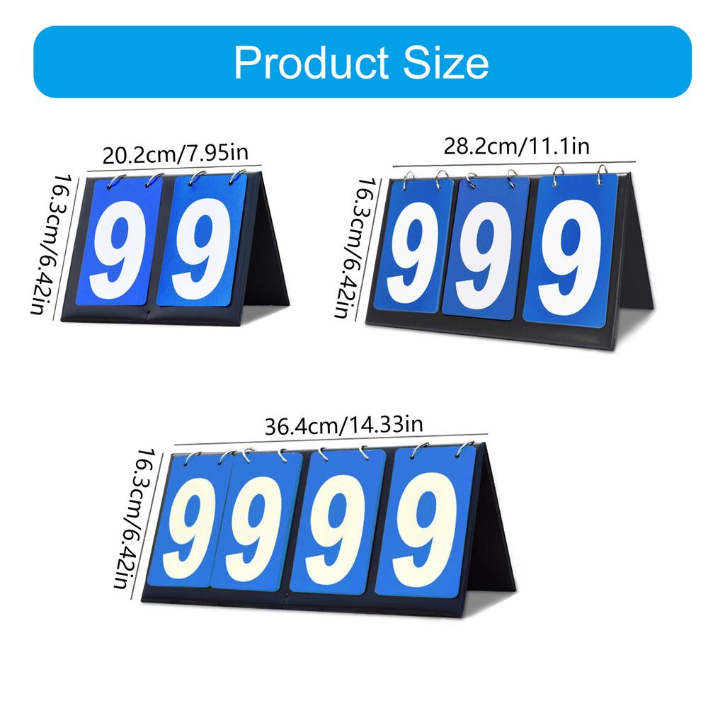 Настольное табло с перекидными цифрами для спортивных соревнований, мультиспортивное табло, табло с перекидными цифрами для ведения счета, простое в использовании