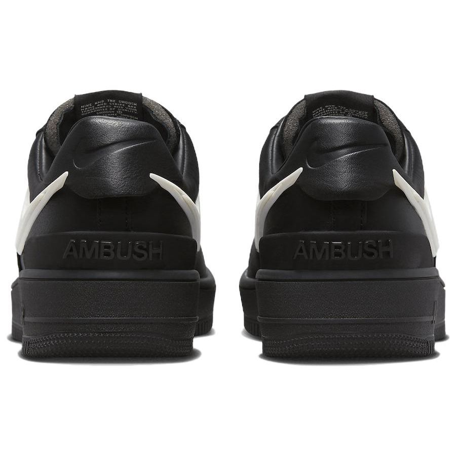 AMBUSH X Nike Air Force 1 Low Black Unisex Sneakers Phantom White DV3464-001