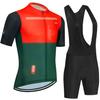 Cycling 2023 Men's Outfit Set Sleeve Blouse Bib Mtb Pants Summer Clothing Tricuta Man Clothes Jersey Gel Uniform Shorts Bikes