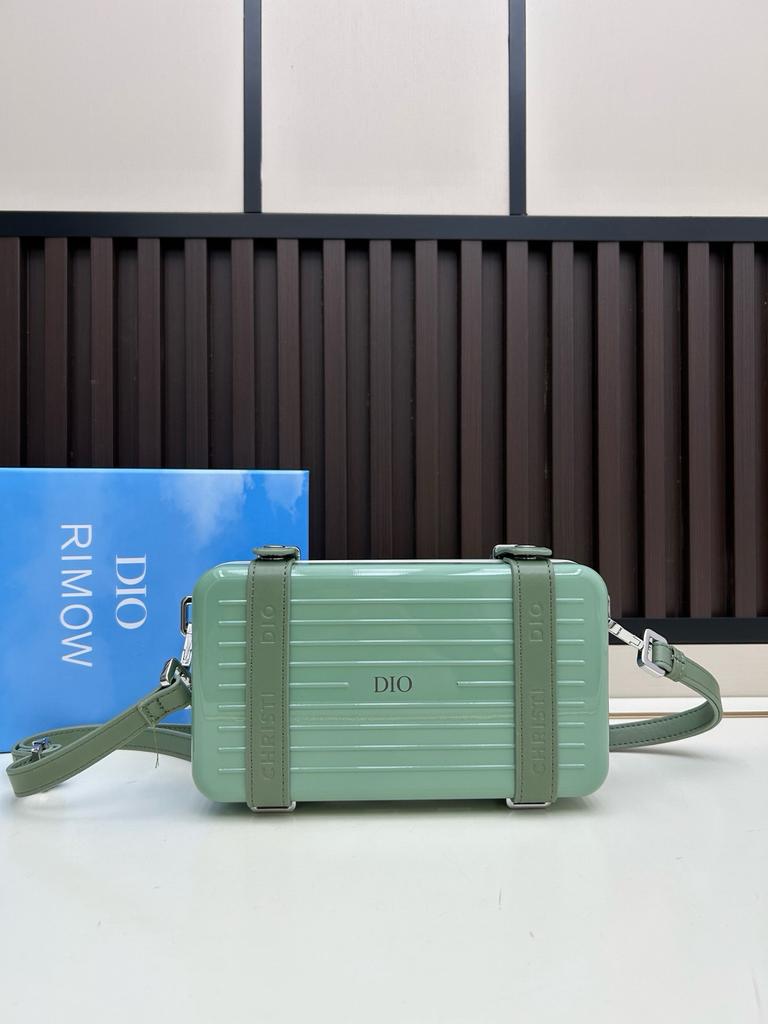 2026 Коробка Сумка Через Плечо Высокая Красота Алюминиевая Жесткая Крышка Crossbody Совместный Бренд Багаж Мужской Женский Один Стиль