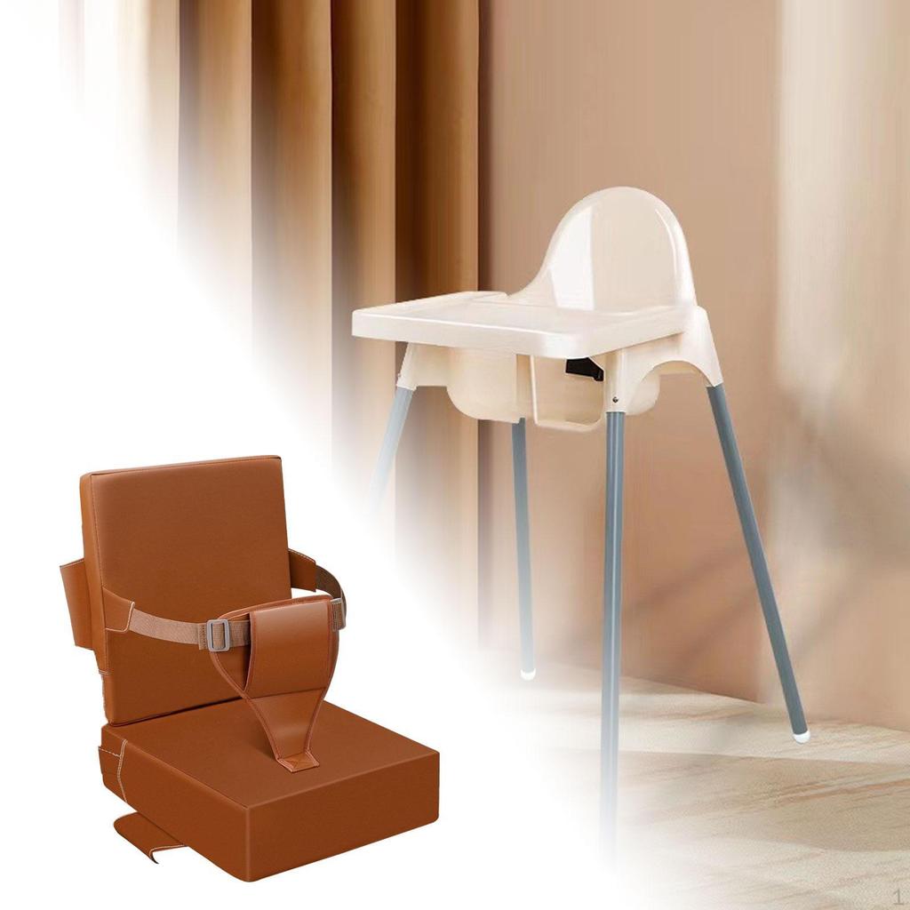 Детское сиденье для обеденного стола, переносной детский стульчик, подушка для детей, 39 см x 39 см x 10 см, темный