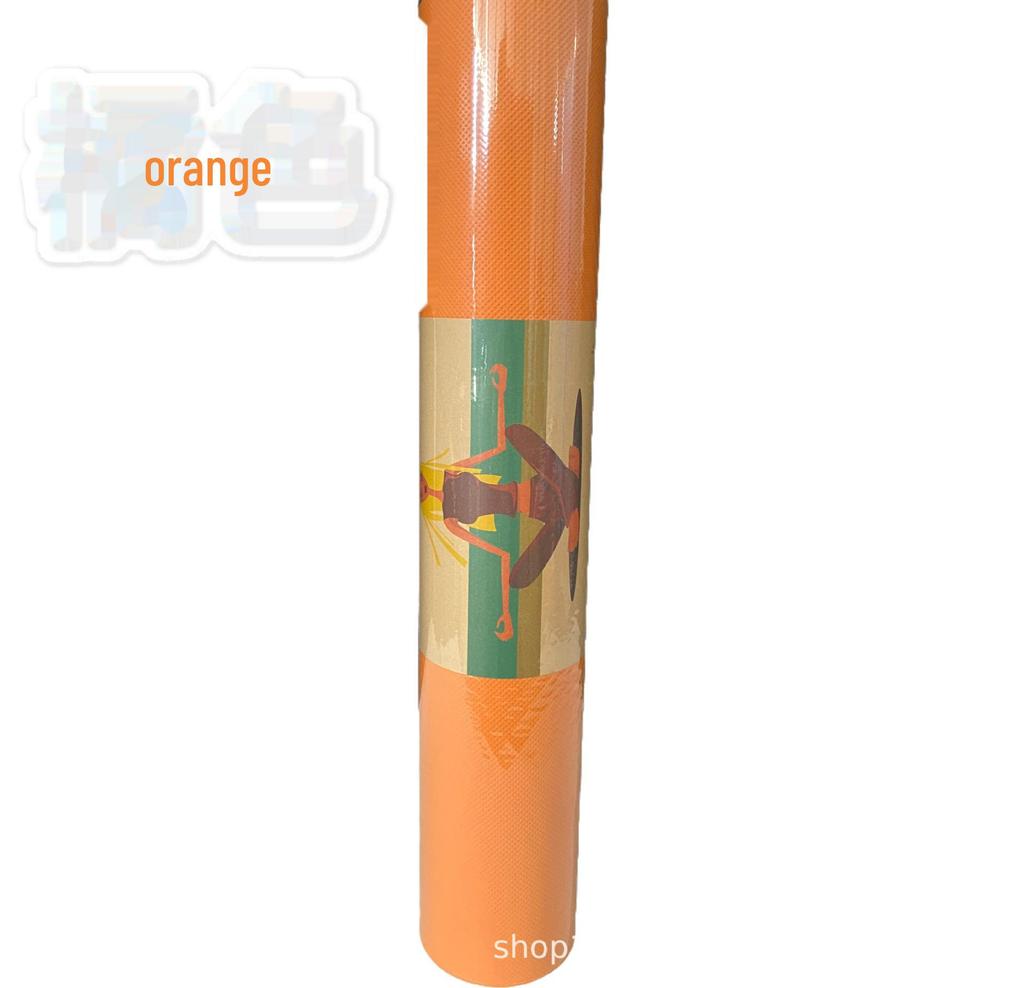 Коврик для йоги из нетоксичного материала EVA: Однотонный, нескользящий, плотный, экологичный, подходит для фитнеса, кемпинга или дома.