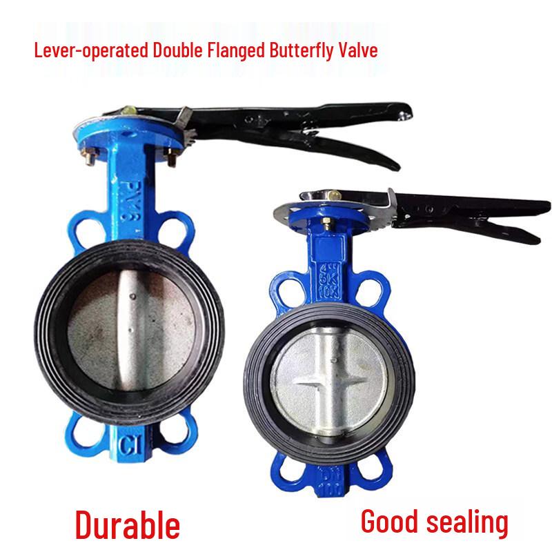 DN100 Hand-Operated Wafer Butterfly Valve