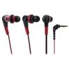 Audio Technica SOLID BASS Inner Ear Headphones Red RD ATH-CKS770