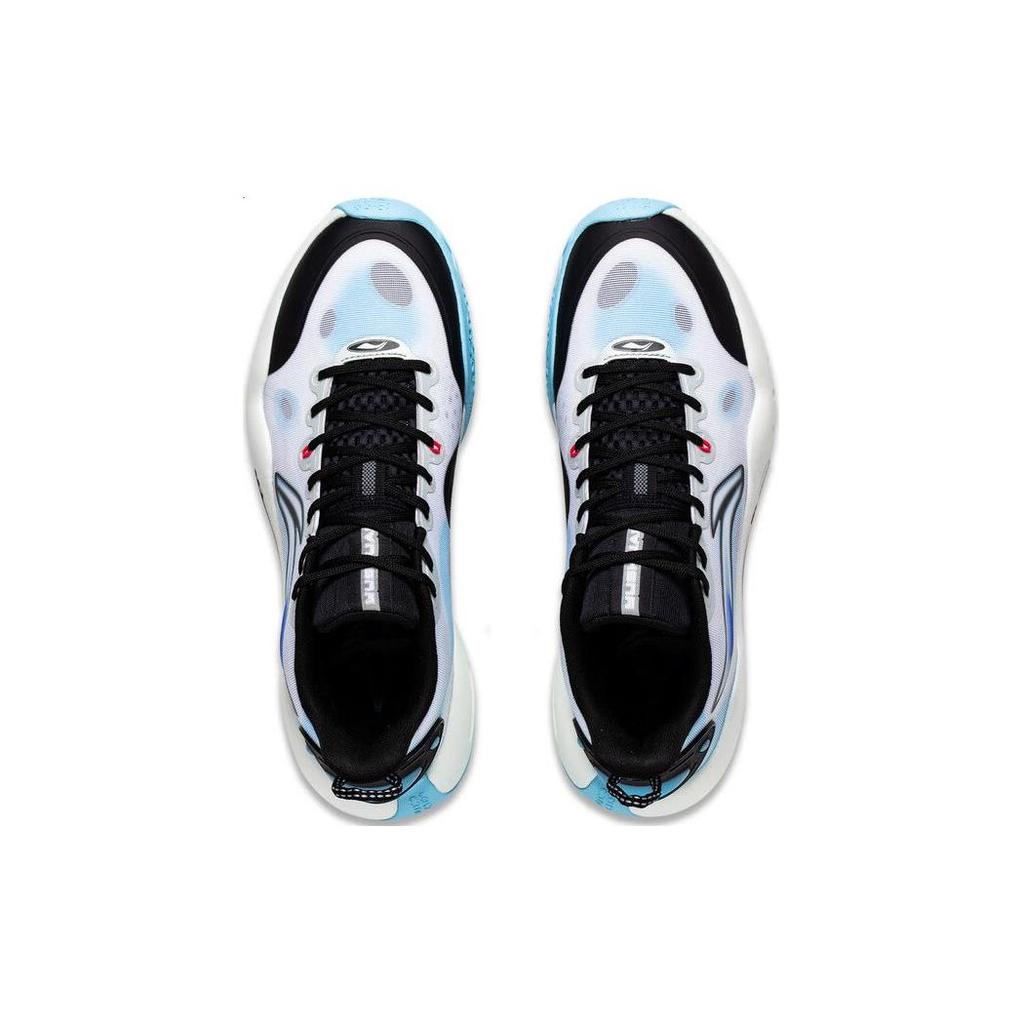 Li Ning Yu Shuai Team Shock Absorption Non-Slip Low-Top Basketball Shoes Men Sneaker White Black ABPT039-1