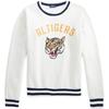 Polo Ralph Lauren FW25 Флисовый свитшот с круглым вырезом и принтом головы тигра, с длинным рукавом, унисекс WMPOKNINFB20215-100