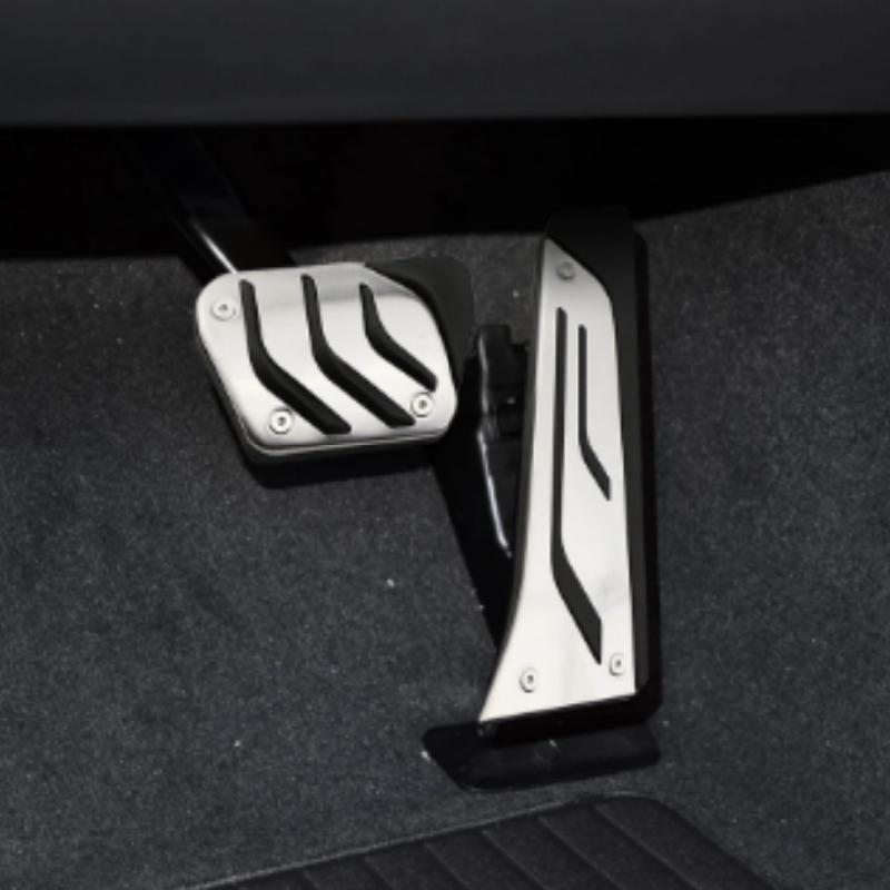 Автоматическая подставка для педали акселератора из нержавеющей стали, газовый тормоз, подставка для ног для BMW X5 X6 F15 F16 E70 E71 E72 2008-2020 AT LHD Parts