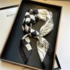 70*70cm Silk Scarf Scarftop Headwraps For Woman Fashion Four Seasons Hair Accessories Hijab Foulard Bandana Femme Headscarf