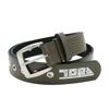 Toraichi Patterned Belt Toraichi Buckle Belt with for Work Faux Leather Synthetic Includes TORAICHI Pro Uni Sticker 0744-934, One-Pin Design, Clothes,