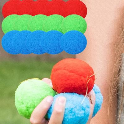 15 шт. Многоразовые губчатые водяные шары Разноцветные Взрослые Дети Губка Водяная бомба Брызгающие шары Бассейн Летняя водная игрушка Игры