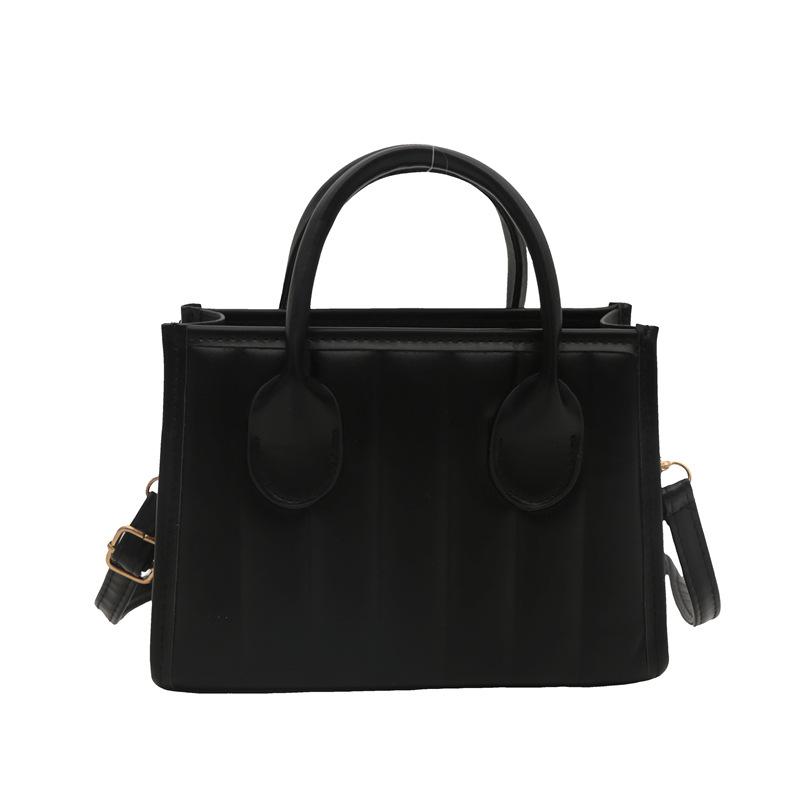 Маленькая квадратная сумка, модная сумка из фактурной искусственной кожи, женская сумка в иностранном стиле, сумка через плечо, простая сумка-мессенджер Tide