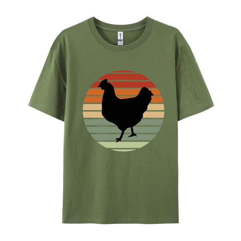 Hen Chicken Tshirt Cotton Casual Tops Shirts New Coming Men T Shirt Mama Hen Vintage T Shirt Men Grey XS3XL