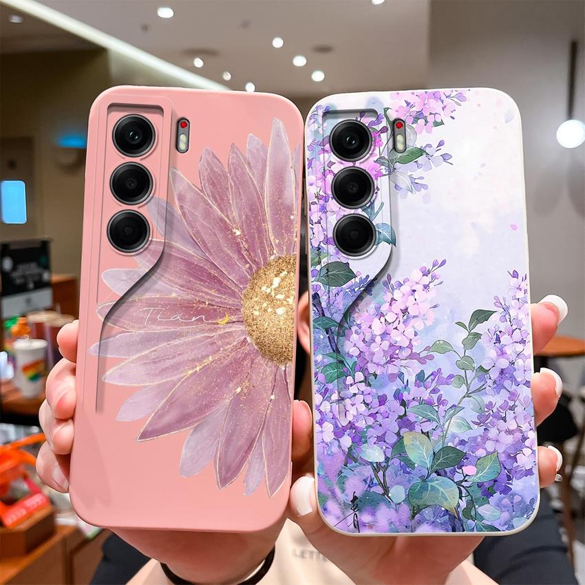 For Tecno Camon 40 Pro Spack 30 Pova 6 Neo Phone Case Pretty Starry Sky Cat Pattern Liquid Silicone Advanced Dustproof Protective Shell For Tecno Capa