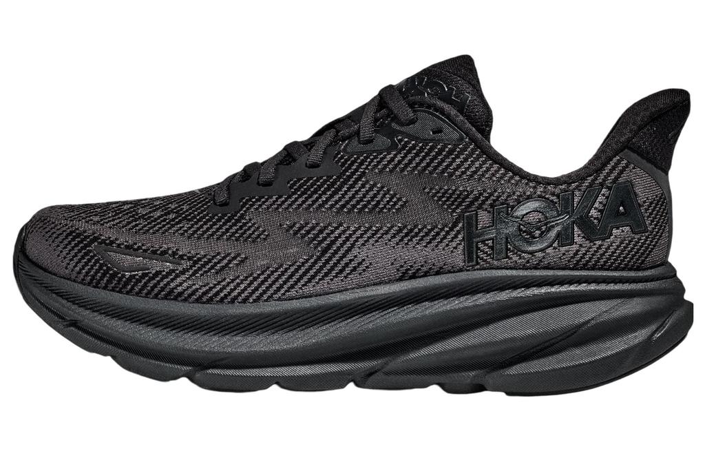 HOKA Clifton 9 Wide 'Triple Black'