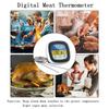 Smart Digital Meat Thermometer with Probe LCD Touchscreen Timer for BBQ Grill Oven Cooking Food Temperature Gauge Kitchen Tools