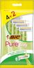 Bic Maszynka Do Golenia Dla Kobiet 3 Ostrzowa Pure Lady 1Op -6Szt(4+2 Gratis)