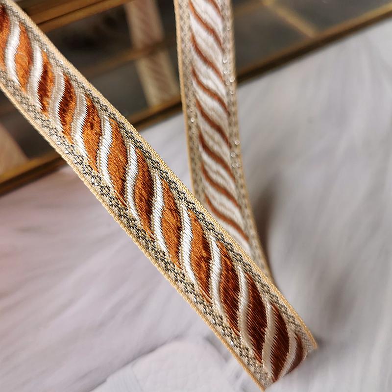 Жаккардовая лента с этнической вышивкой Misi для DIY одежды кукол