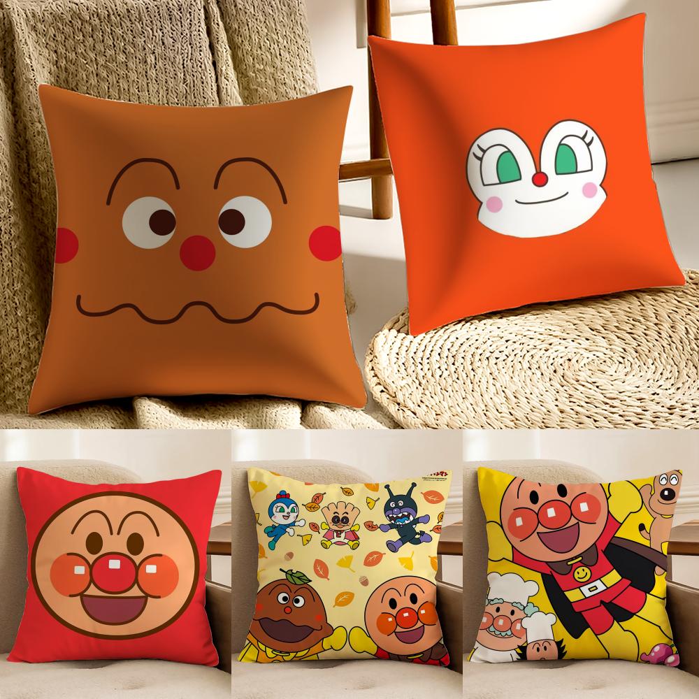 Classic Anime AnpanmanCartoon Cushion Cover Pillowcase Antidustmite living Room Sofa Decor Cushion Room