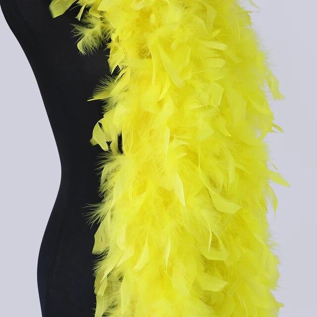 2 ярда, 90 грамм, боа с турецкими перьями, цветной шандель, декор из перьев, боа, шарф, шаль марабу, плюмы для костюма/шляпы/вечеринки