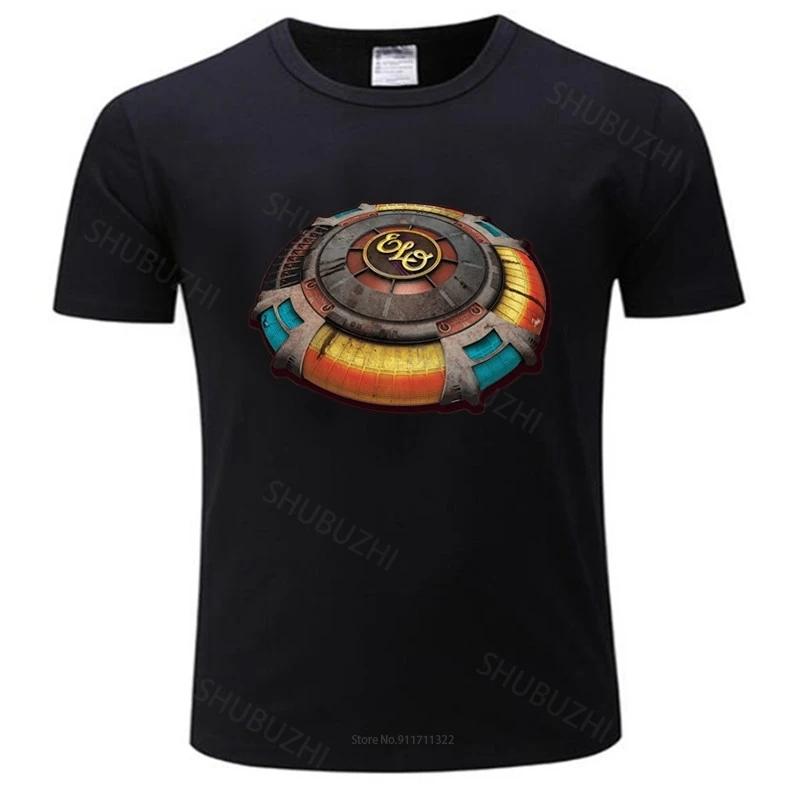 Cotton Tshirt For Boys Fashion Brand T Shirt Unisexs Loose Elo Space Ship (Electric Light Orchestra) Black Tshirt