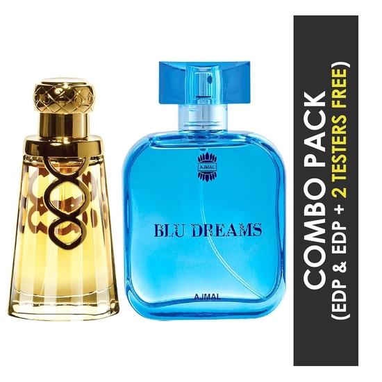 Ajmal Духи Khallab EDP Woody Oudh 50 мл для унисекс и Blu Dreams EDP Citurs Fruity Perfume 100 мл для мужчин БЕСПЛАТНО