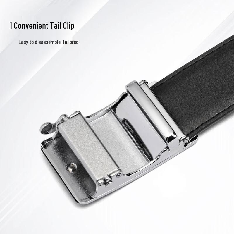 Мужской кожаный ремень Samsonite с автоматической пряжкой