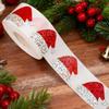 Santa Hat Stickers 500 Pieces Christmas Adhesive Stickers Holiday Invitation Decals For Holiday Home Gathering Party School Kids