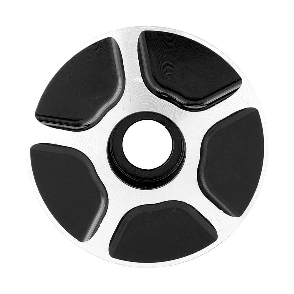 Алюминиевая безрезьбовая крышка рулевой колонки для шоссейного велосипеда, черная