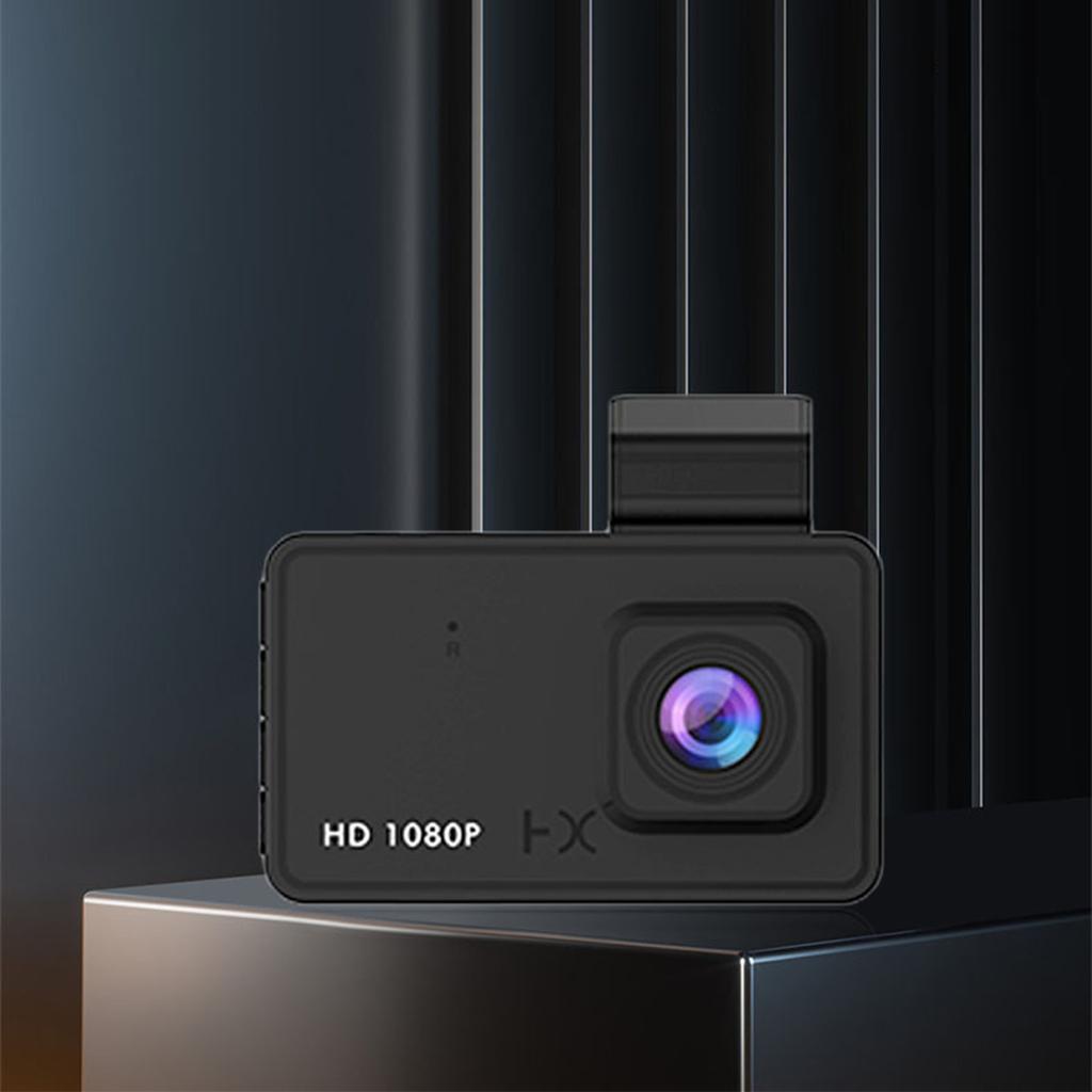 Видеорегистратор для передней части автомобиля, видеорегистратор ночного видения, 3-дюймовый IPS-экран, встроенный G-сенсор, автомобильная камера 480P HD с циклической записью, обнаружением движения