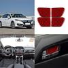 Set Real Carbon Fiber Car Door Handle Cover Trim Kit For Honda Accord 2014-2017